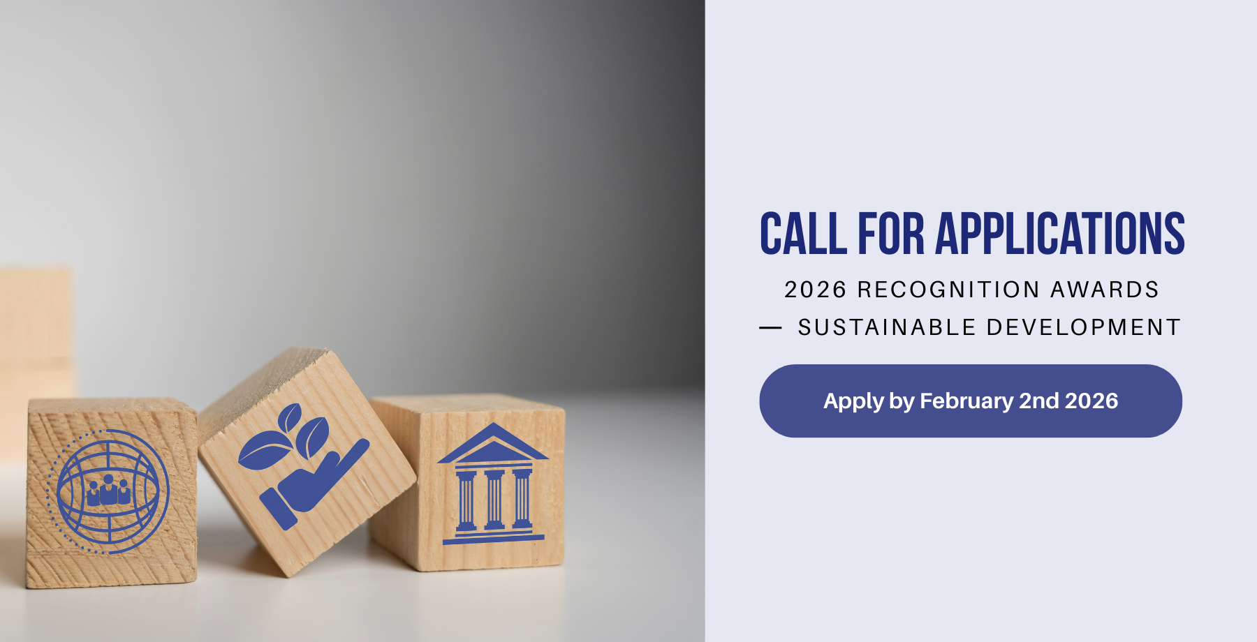 Call for Applications – Sustainable Development Recognition ...